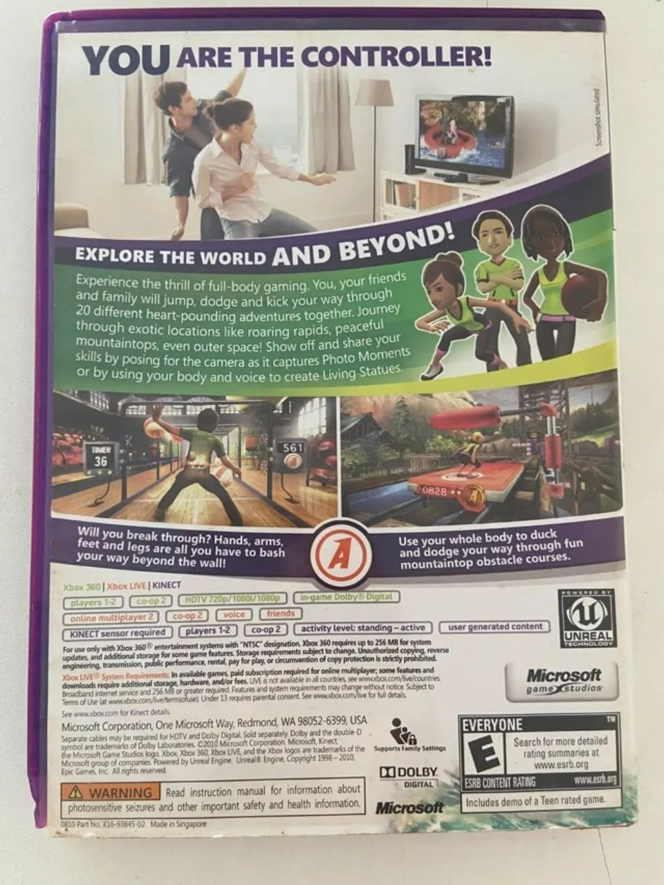 JOGO XBOX 360 KINECT ADVENTURES!  - Foto 3
