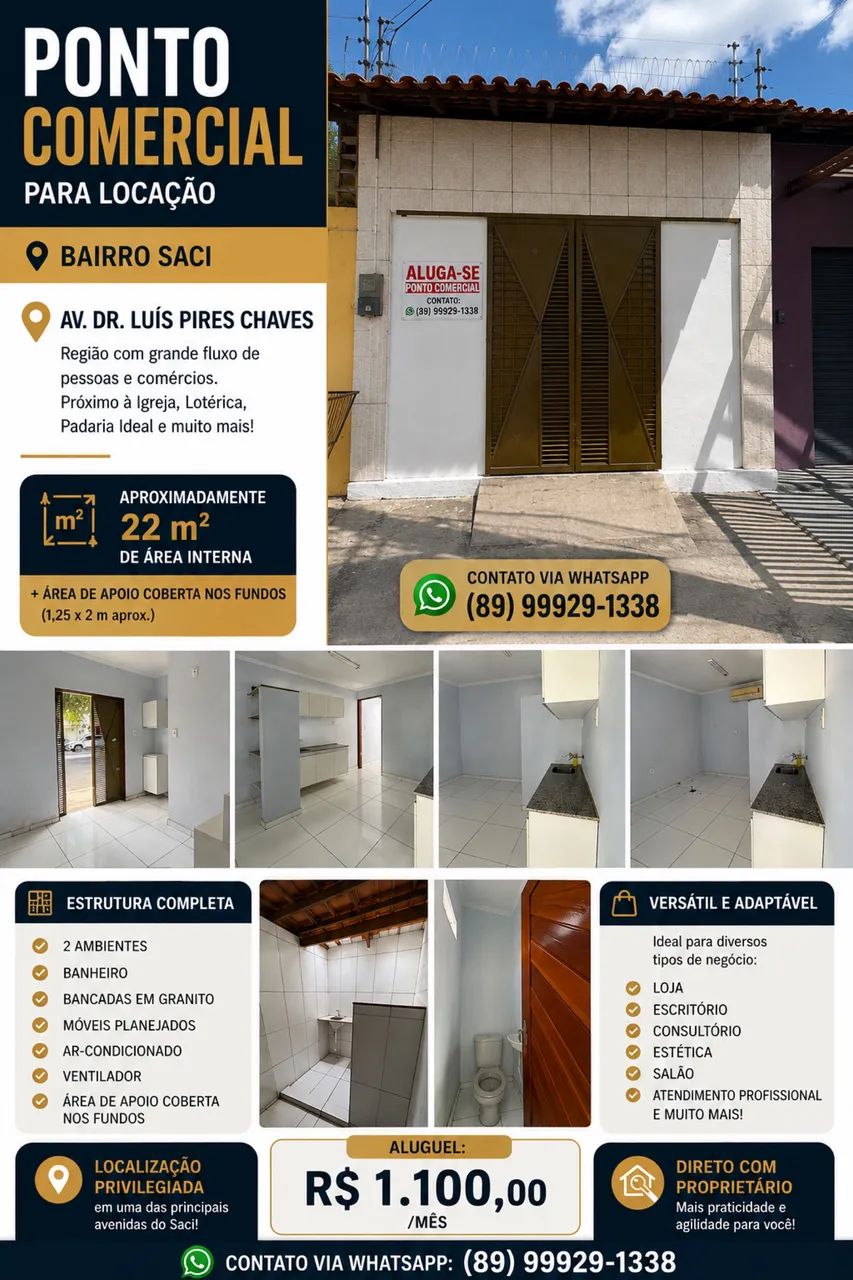 PONTO COMERCIAL- AVENIDA PRINCIPAL SACI