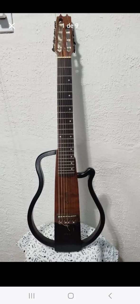 Violão Elétrico Caimbé 7 cordas vazado  - Foto 2