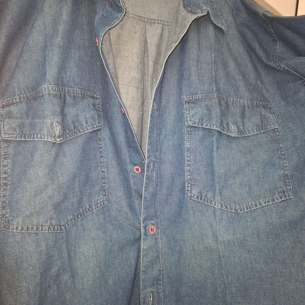 Camisa masculina tipo jeans - Foto 4