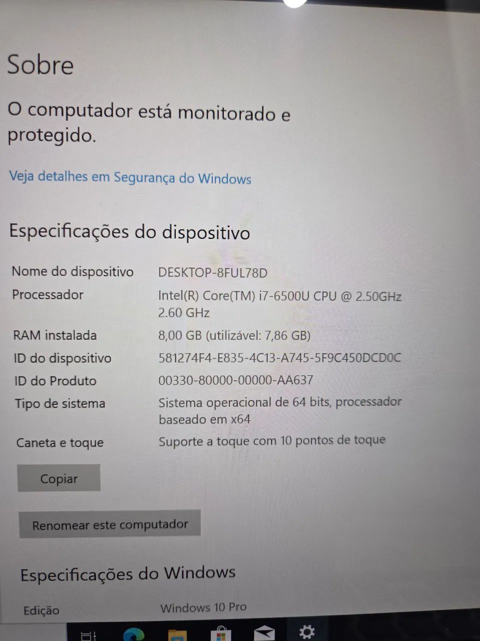 Notebook Dell Touch-Screen Core i7 barato! - Foto 3