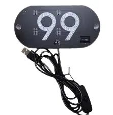 Placa Carro Led Motorista Aplicativo 99 - Foto 4