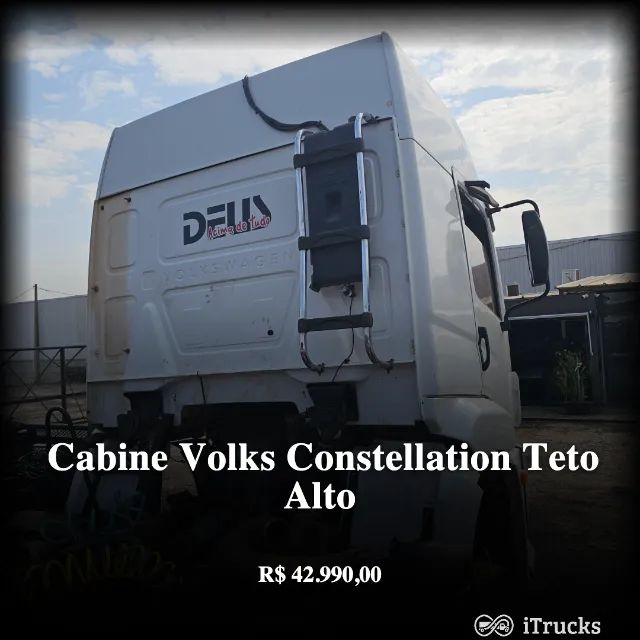 Cabine Volks Constellation Teto Alto 25370 Ano 2011 - Foto 9