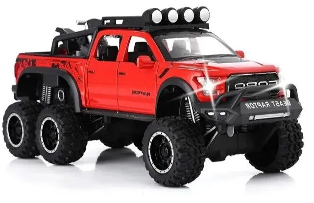 Ford Raptor f150 1/24, com luzes e som - Foto 5