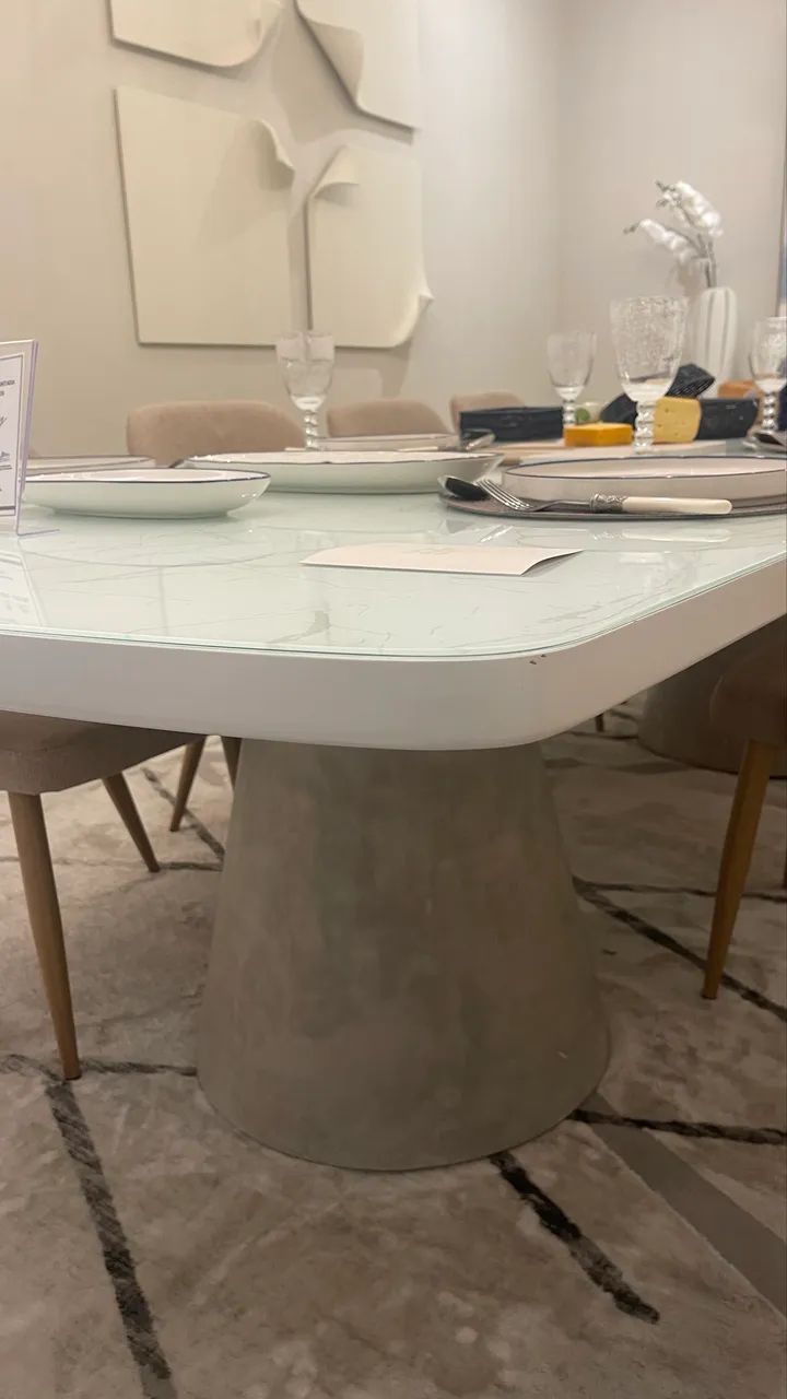 Mesa de Jantar 10 lugares em Mármore  - Foto 3
