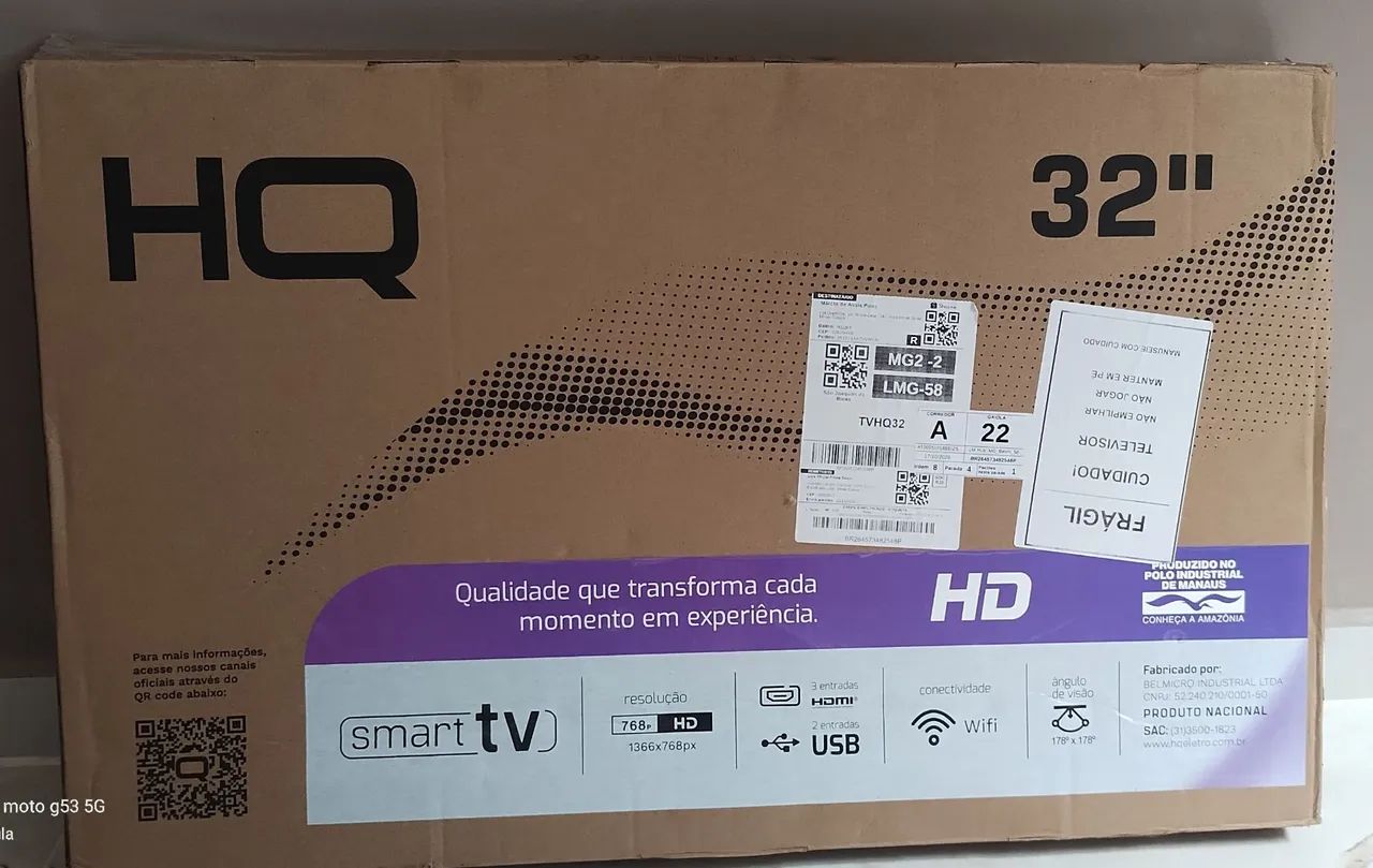 Tv 32 polegadas com tela quebrada - Foto 4