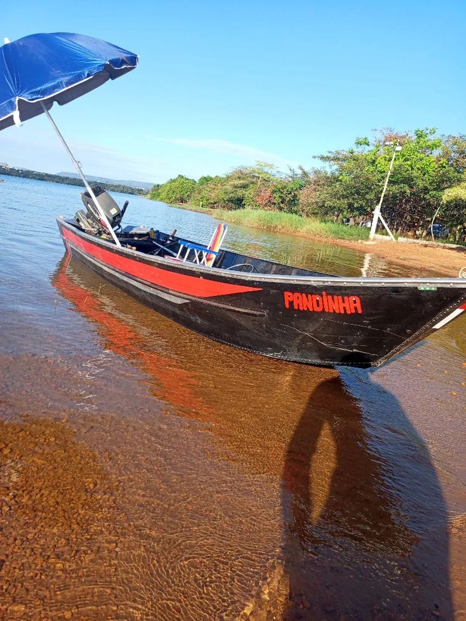 Barco completo , com motor e carretinha  - Foto 4