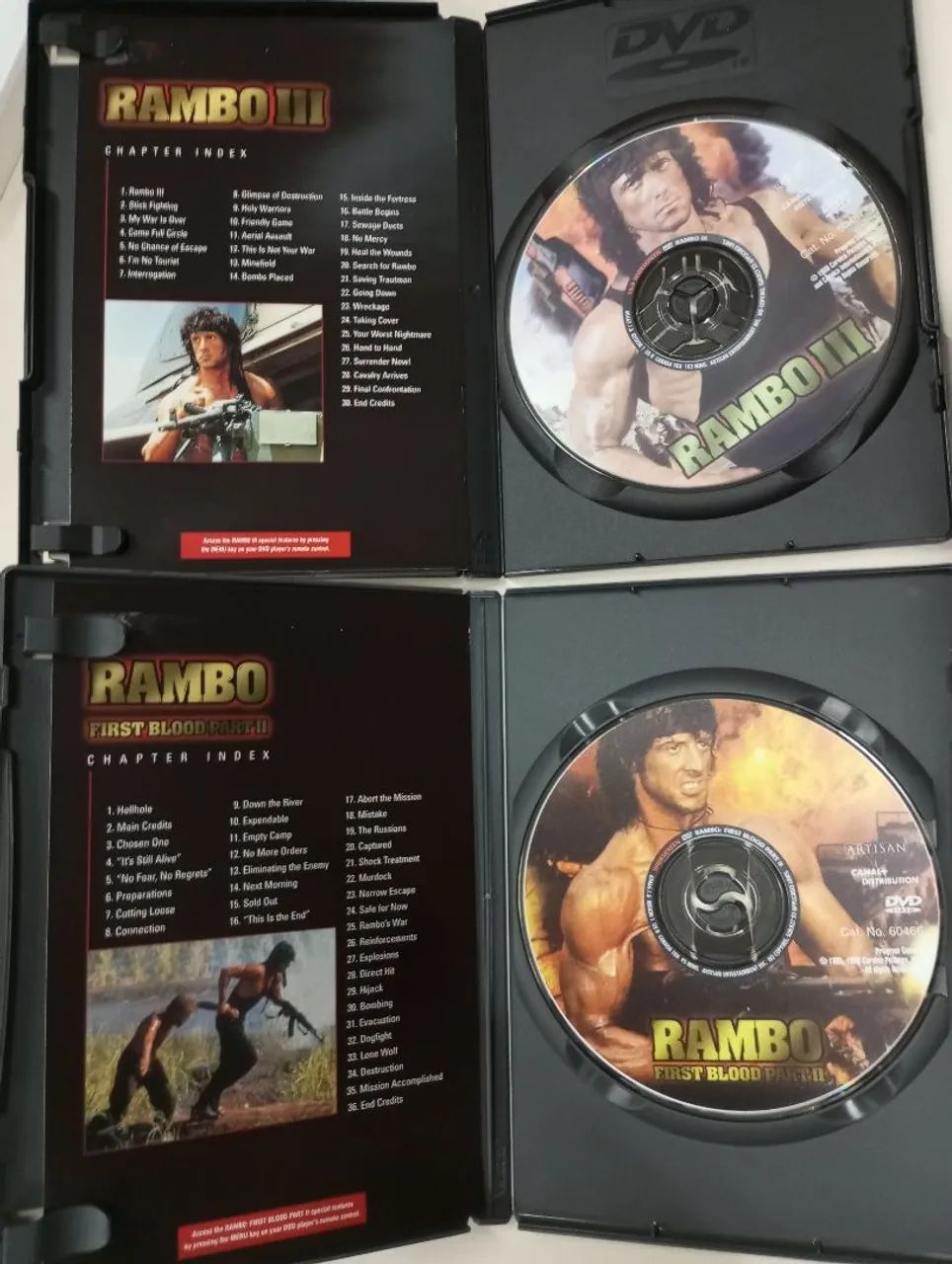 Trilogia Rambo - DVDs importados - Foto 4