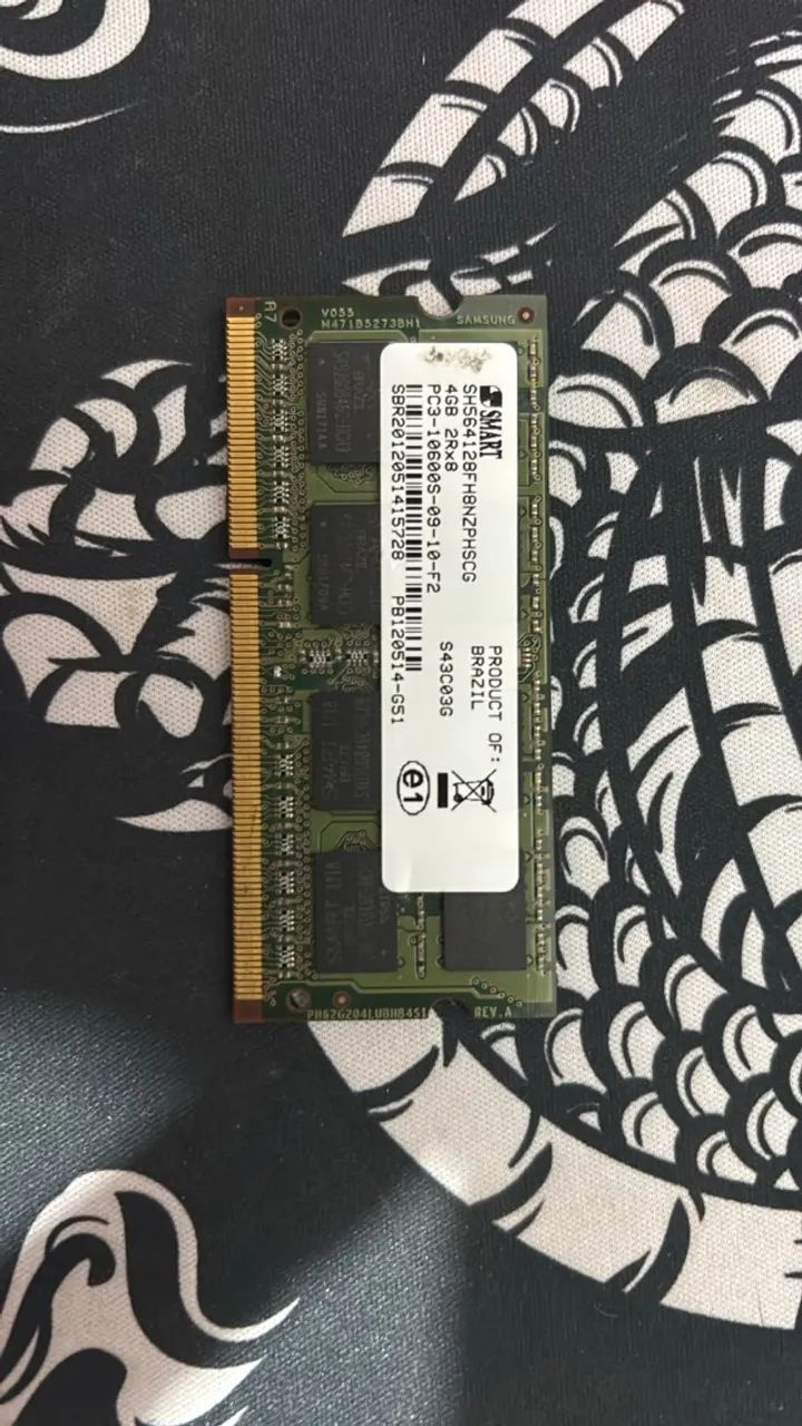 Memoria ram notebook ddr3 4gb