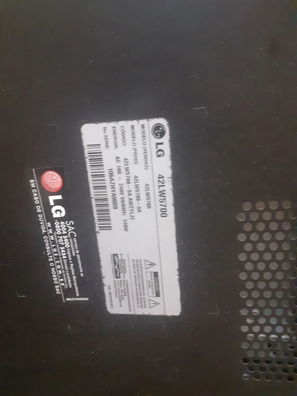Duas telas Lg 42" fullHd 120hz - Foto 2