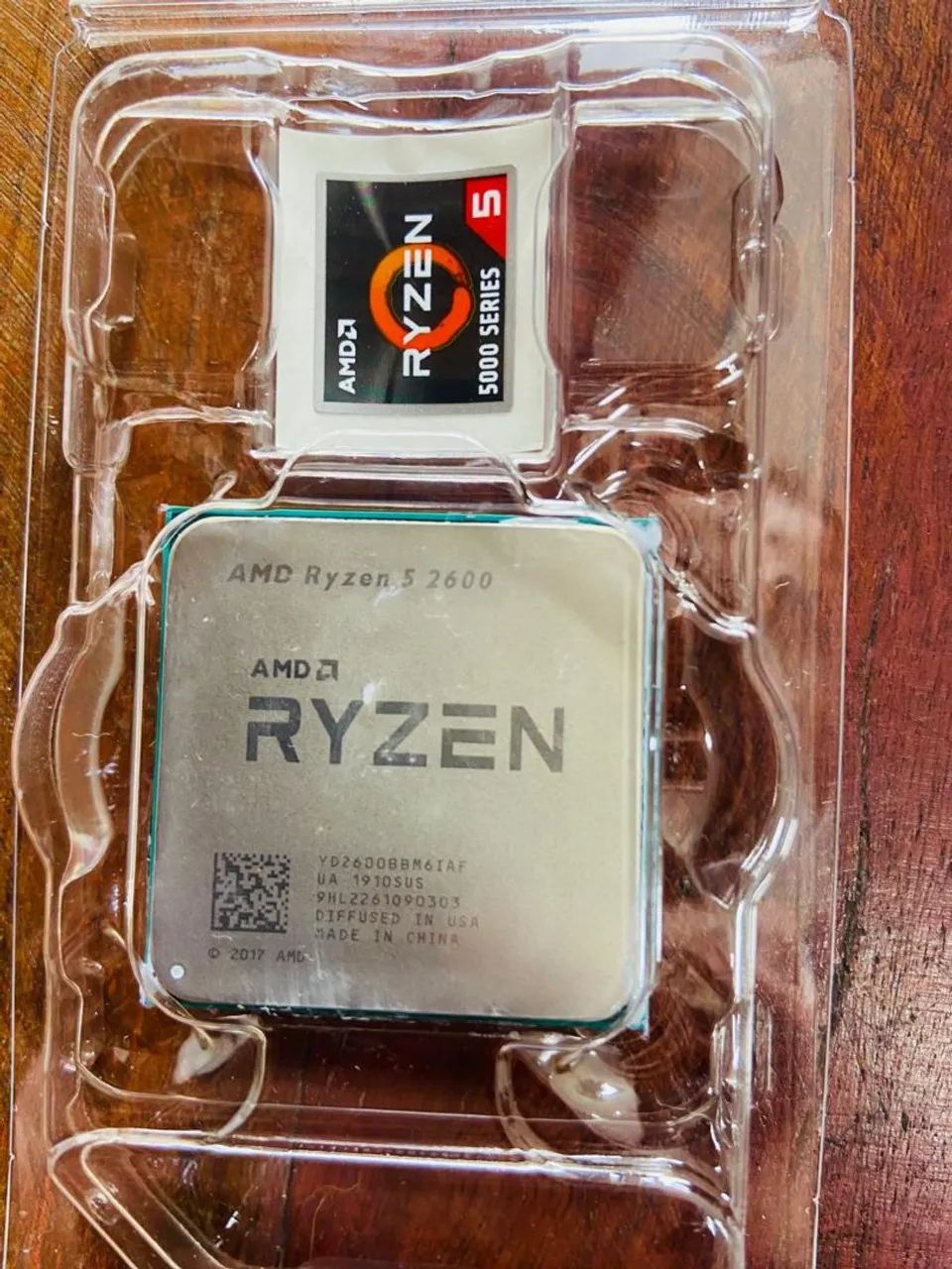AMD Ryzen 5 2600 6 Núcleos 12 Threads AM4 Funcionando