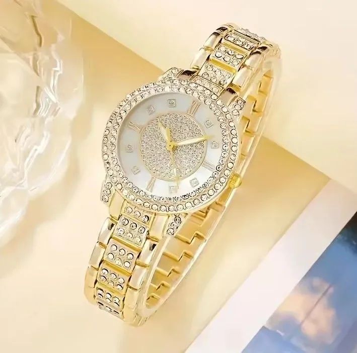 Relógio feminino em quatzo strass - Foto 3