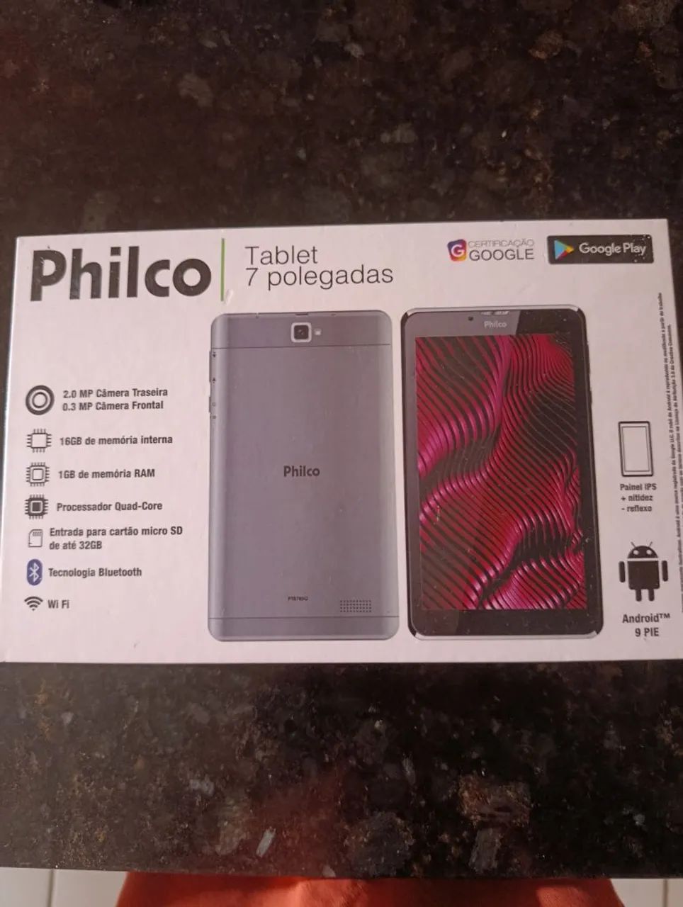 Tablet com um pequeno defeito 