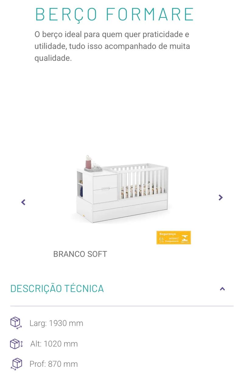 Berço 3 em 1