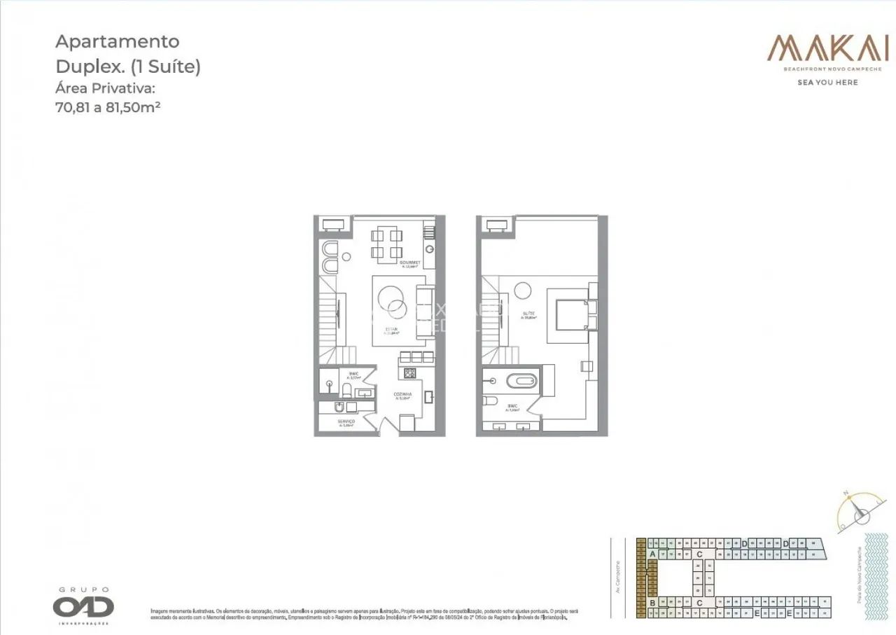 Apartamento Duplex 1 Dormitório com VAGA - Foto 3