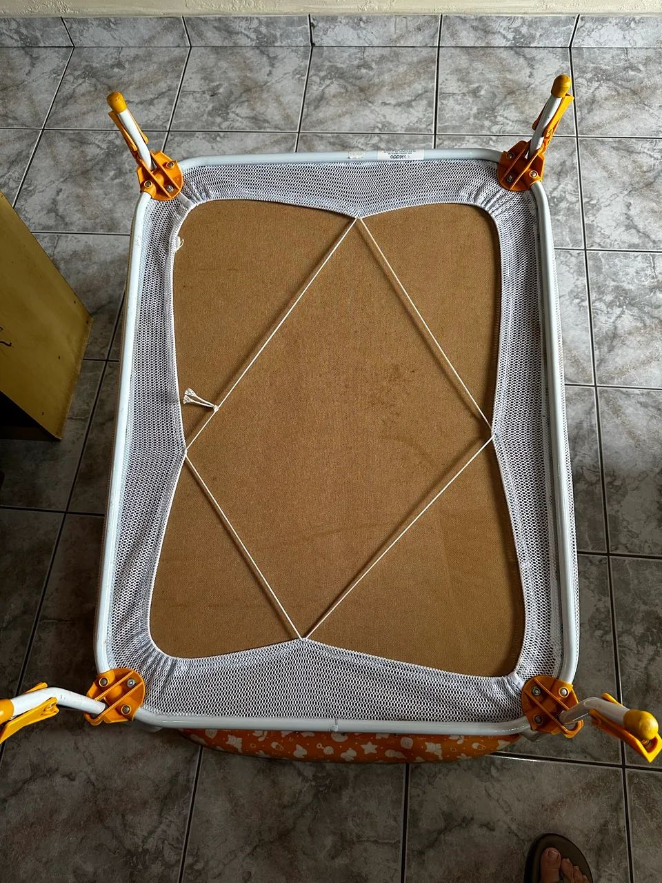 Cercado / chiqueirinho Kiddo (laranja/branco) - Foto 4