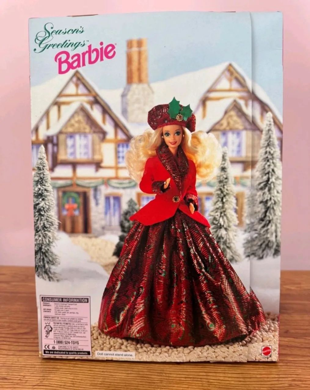 BONECA BARBIE SEASONS GREETING (BOAS FESTAS) NOVA LACRADA CAIXA INTACTA.  - Foto 3