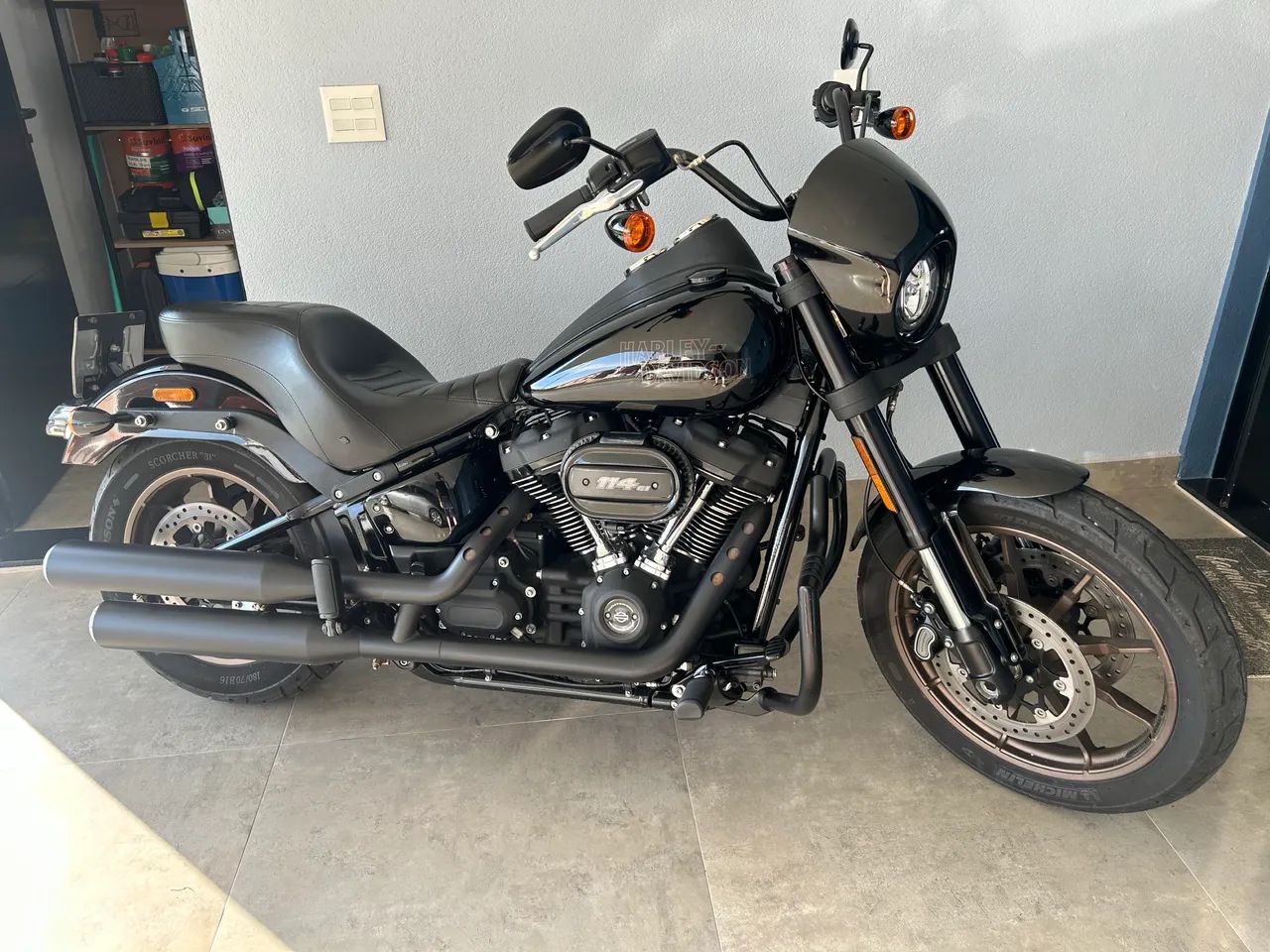 Protetor de motor Harley Davidson softail - Foto 4