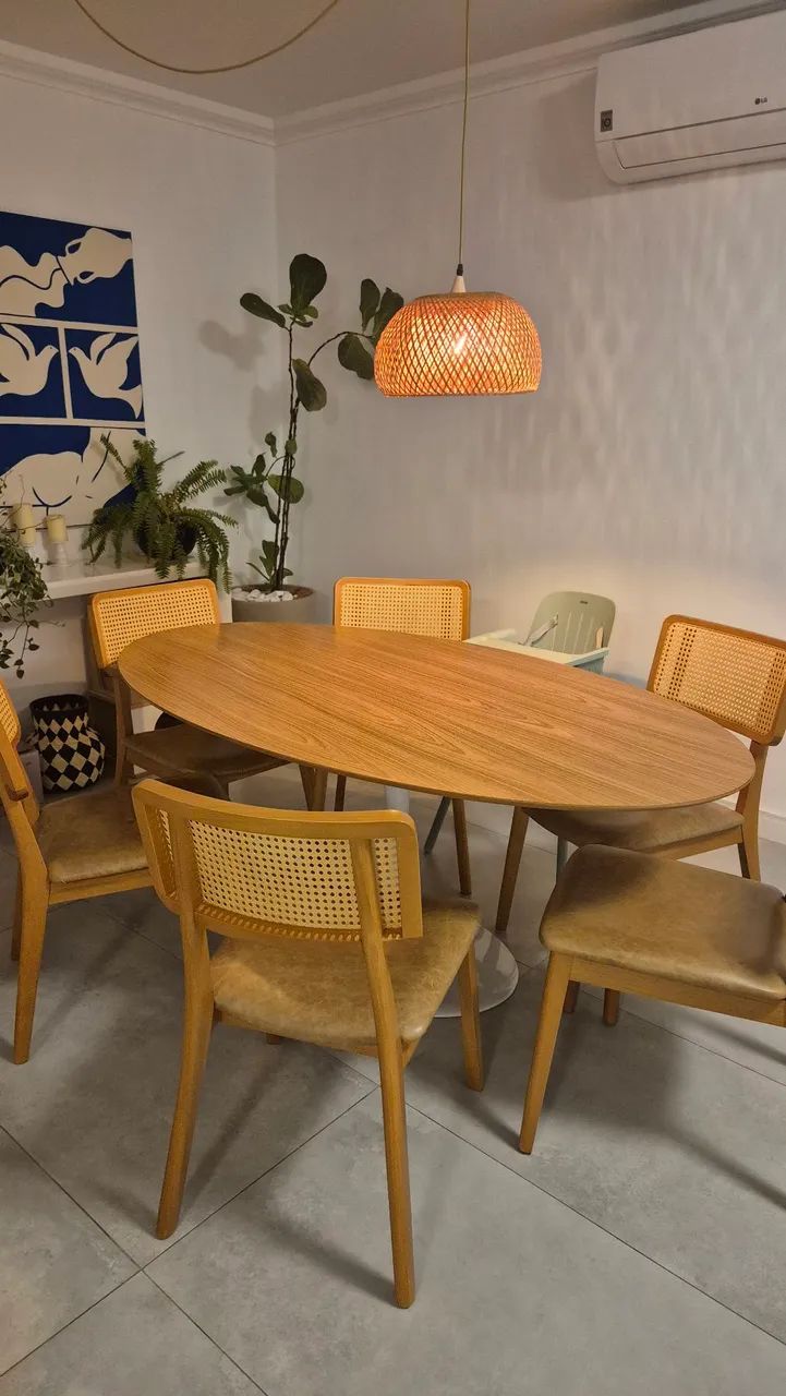 MESA DE JANTAR LUZIA - somente a mesa (1,60x0,80x0,80m) 