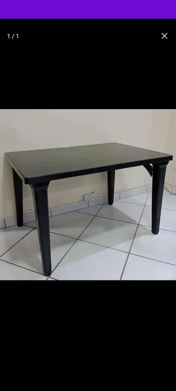 Mesa plástico desmontavel  - Foto 4