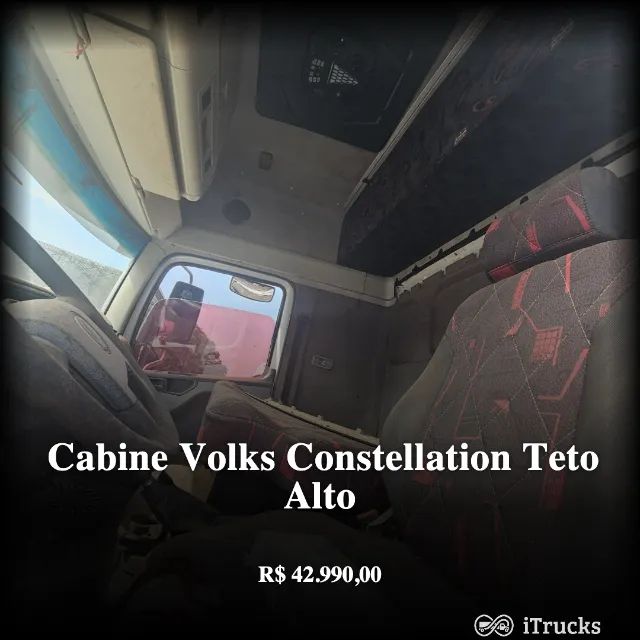 Cabine Volks Constellation Teto Alto 25370 Ano 2011 - Foto 4