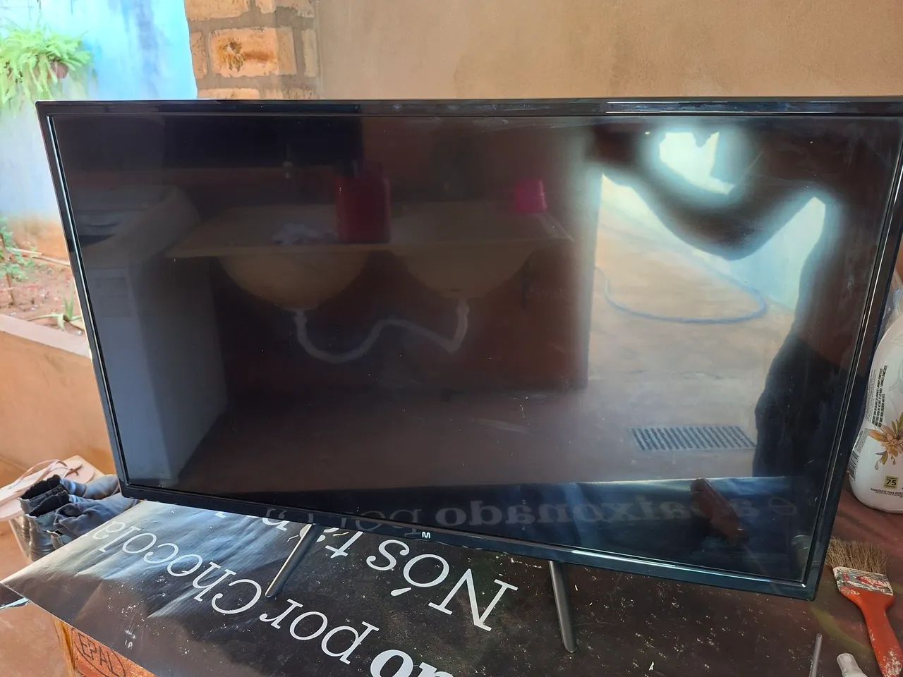 TV 32" smart Multilaser usada bem conservada  - Foto 4