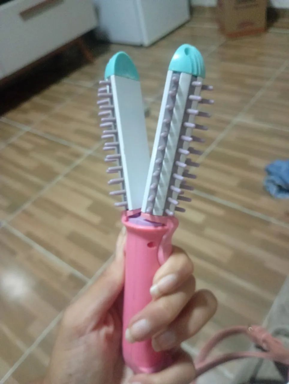 Mini escova/chapinha 