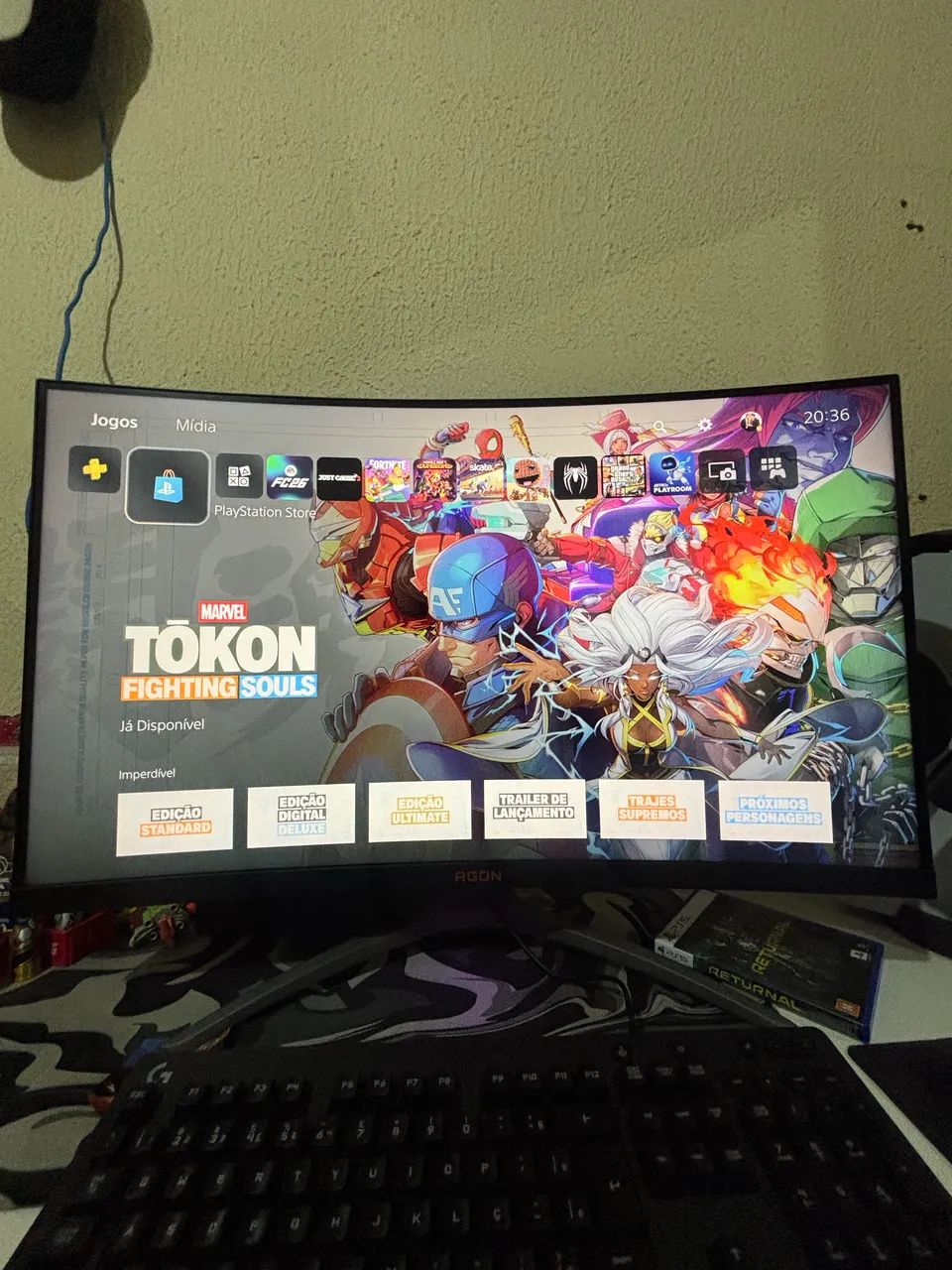 Monitor Aoc Agon 32 polegadas curvo 