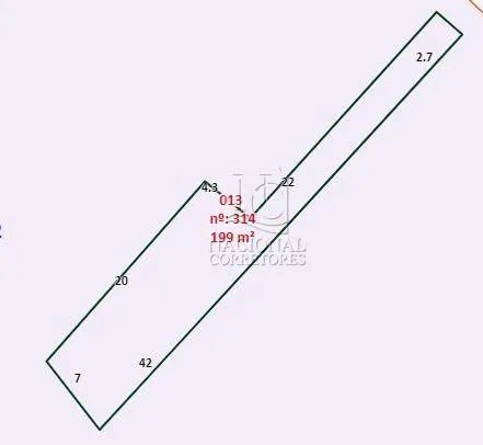 Terreno à venda, 199 m² - Centro - Santo André/SP