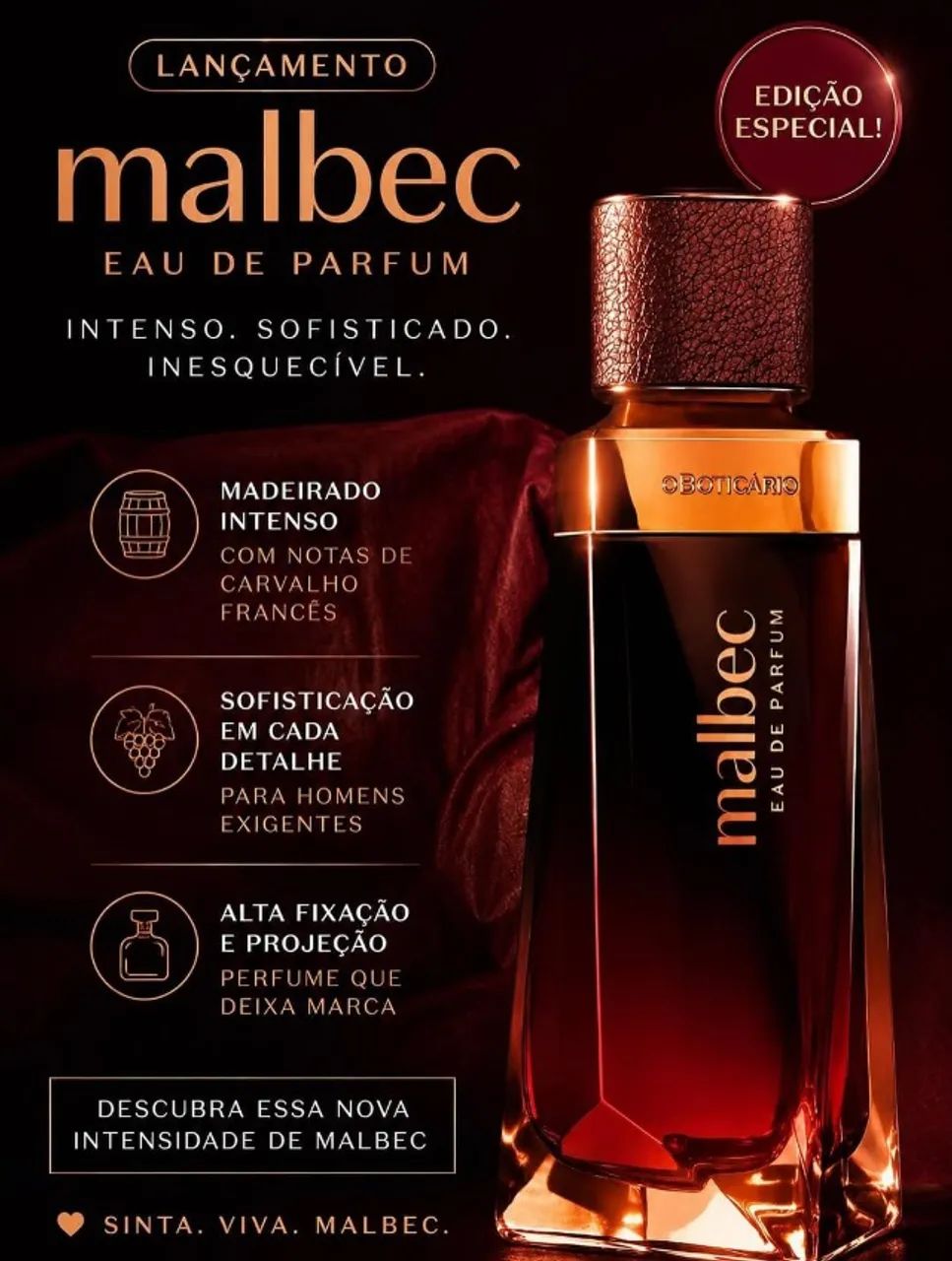 Perfume Malbec Deo Parfum.  Entrego em toda Belem e Ananindeua - Foto 5