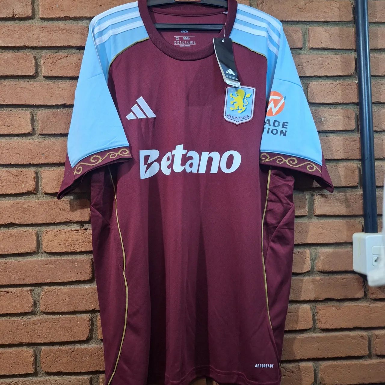 Camisa sem marca Aston Villa Inglaterra 2025