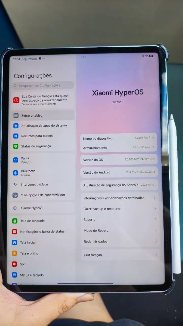 Xiaomi pad 7 + caneta original 