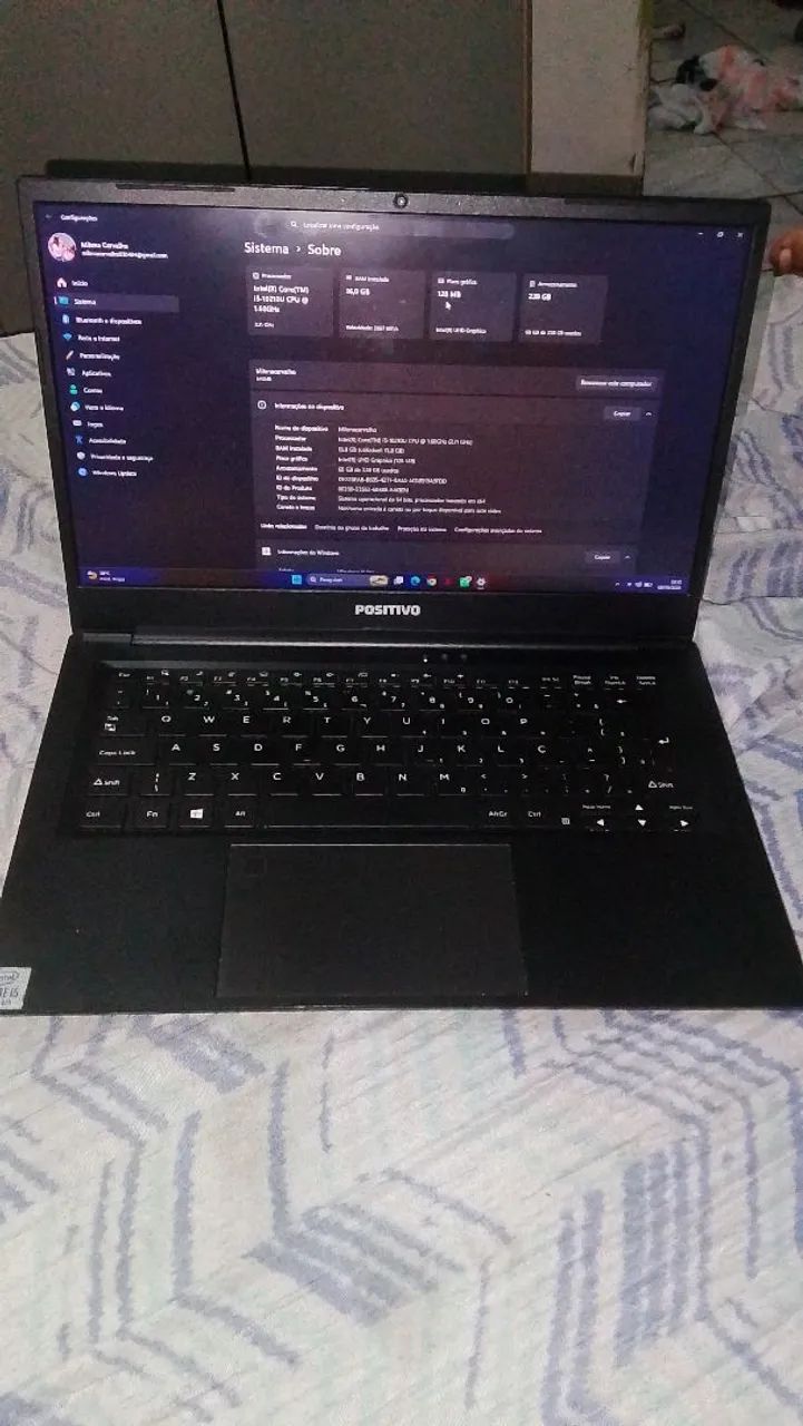 Vendo notebook positivo Master N4340<br>Na garantia ainda pela casa do notebook
