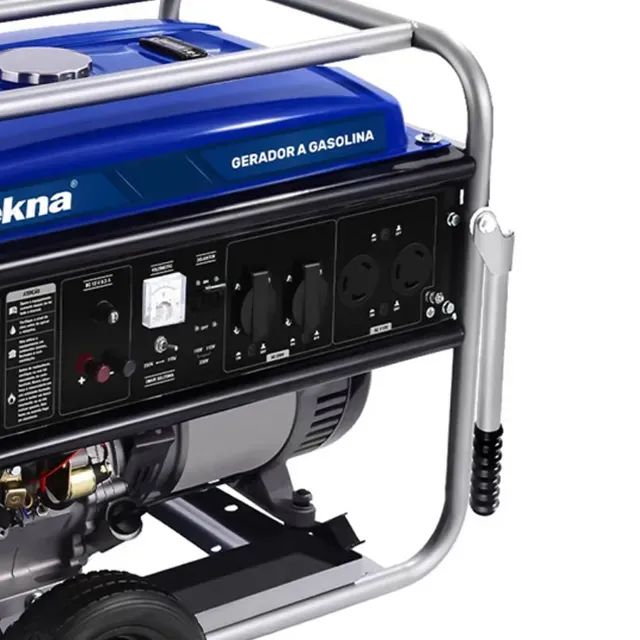 Gerador de Energia a Gasolina 6.0 KVA Bivolt Tekna GT6500FB - Partida Manual - Foto 3