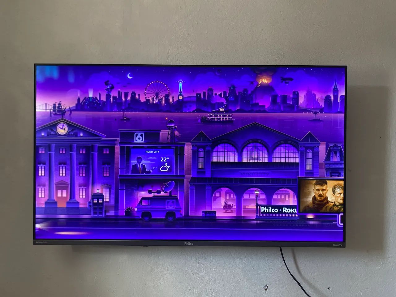 TV 43 polegadas Philco Roku