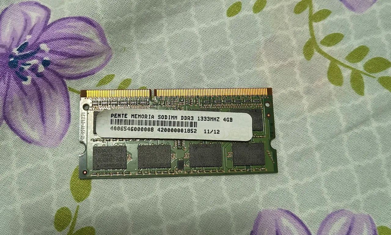 DDR3 4GB para notebook 