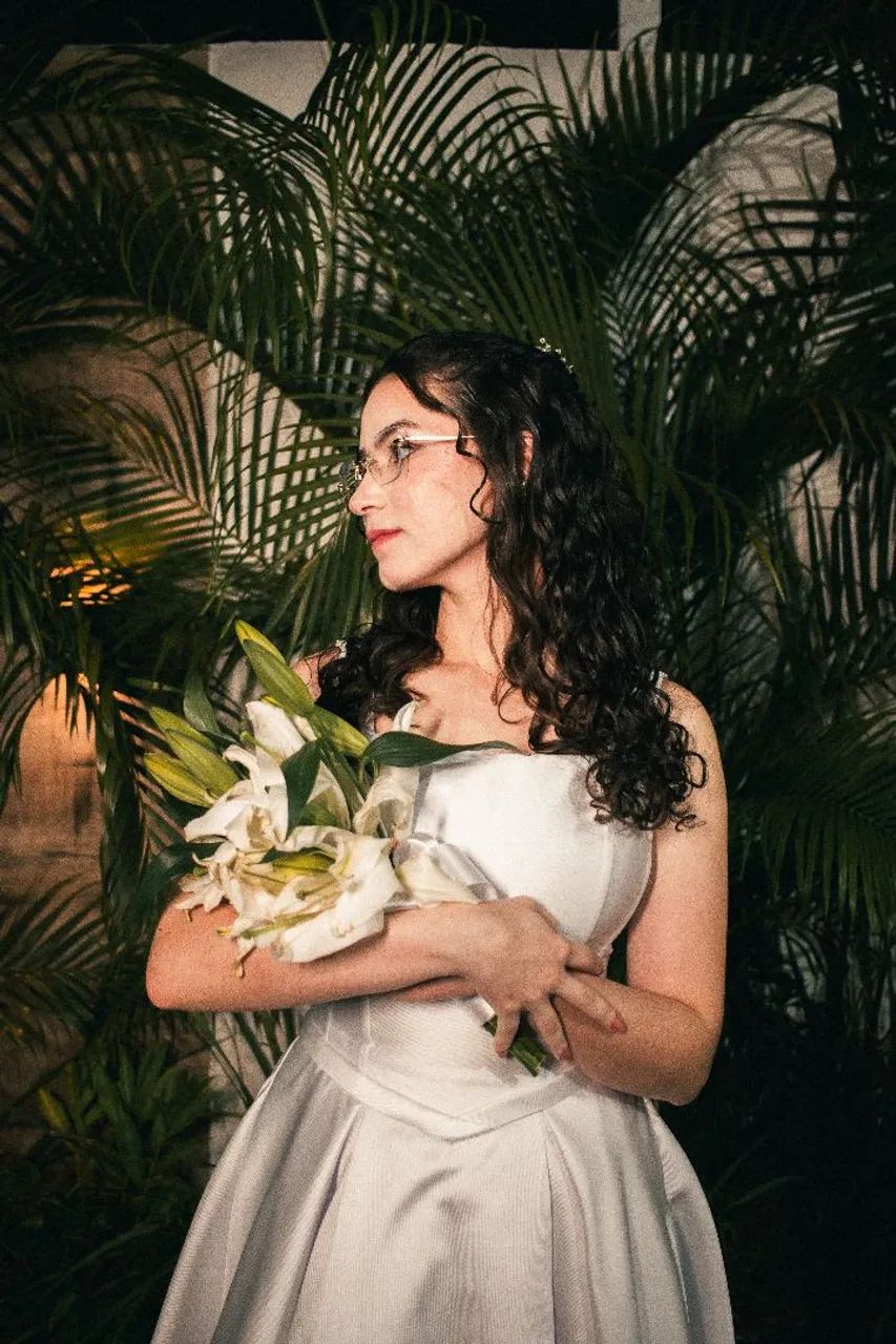 Vestido de noiva minimalista tam 36  - Foto 3