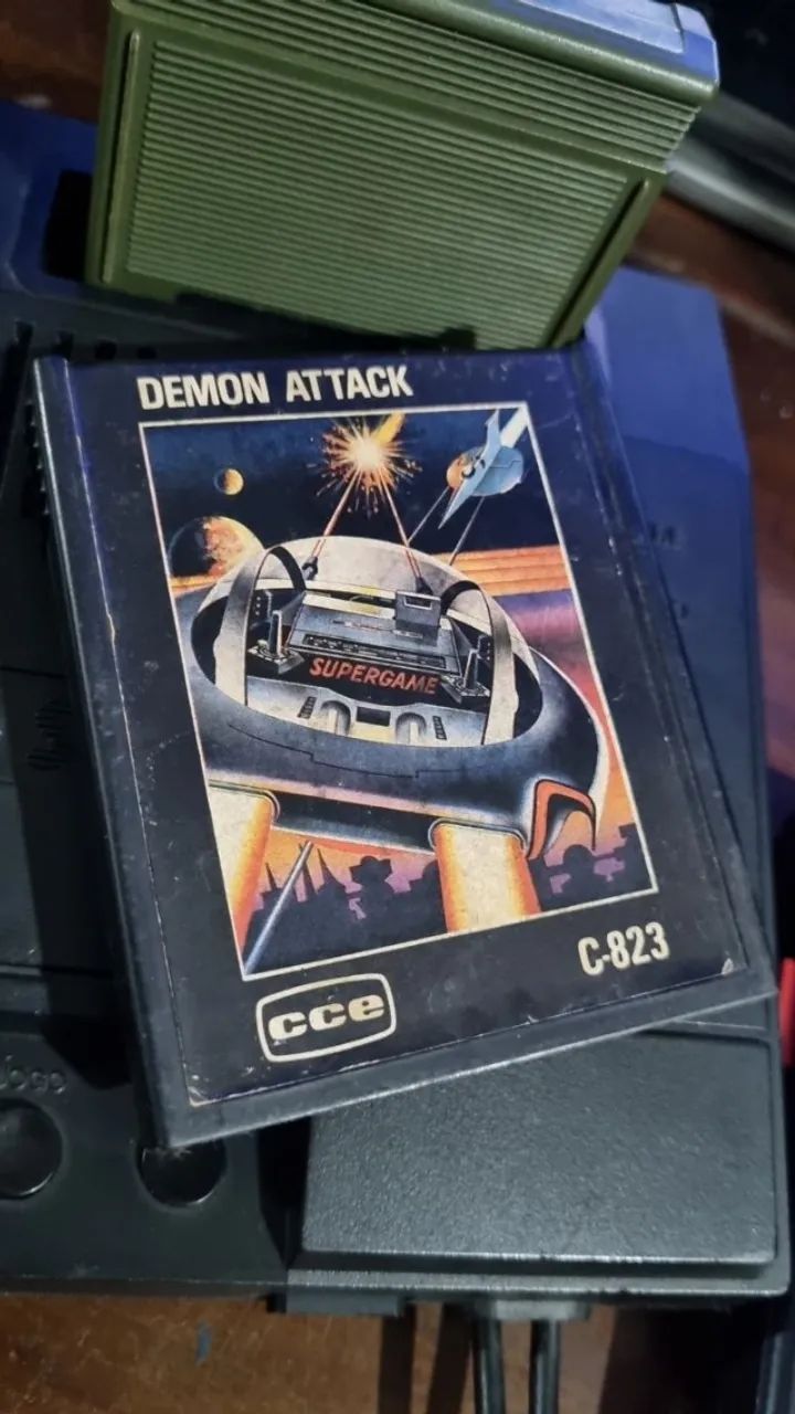 Cartucho Atari Jogo Demon Attack Cce Atari Original Testado (Usado