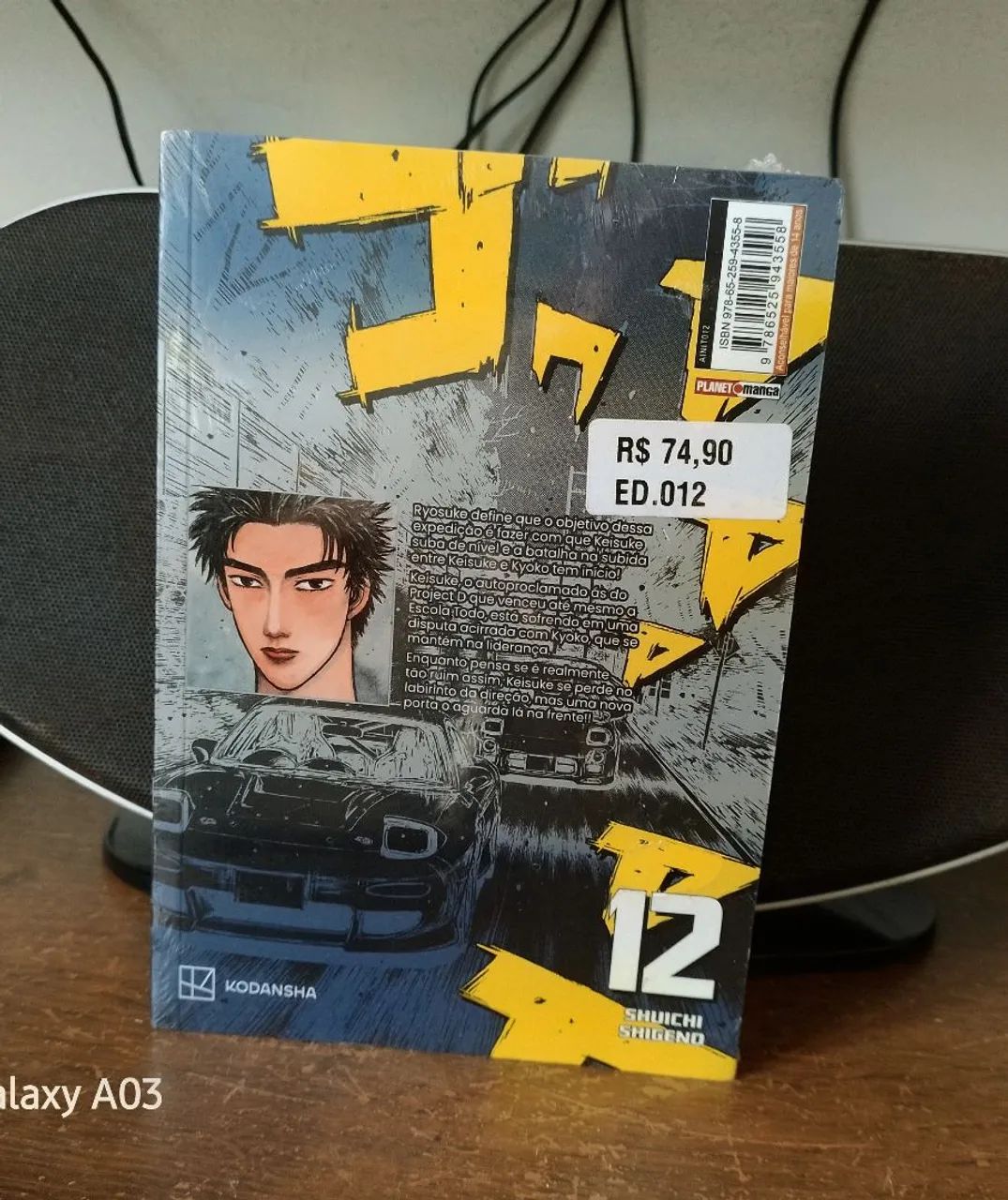 mangá Initial D Volume 12 [lacrado]