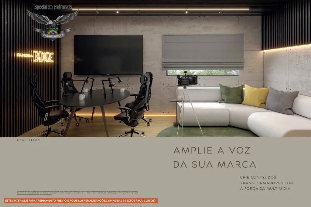 CASAL AGUIA VENDE SALA NO ED. COMERCIAL QUADRA EDGE - Foto 3