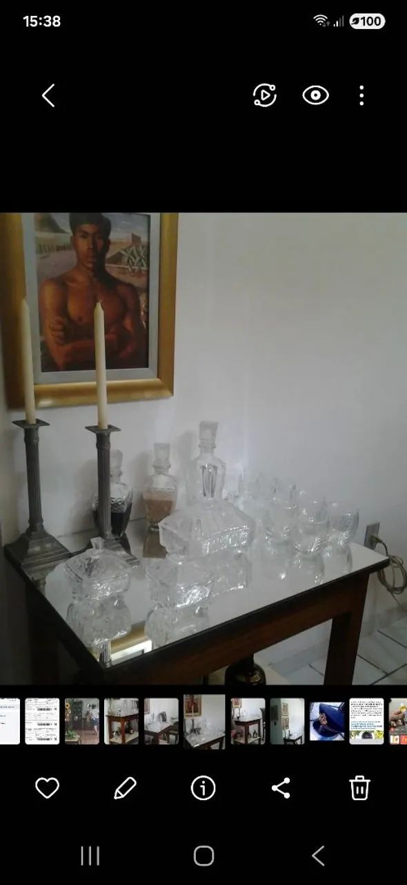 Mesinha de madeira antiga  - Foto 5