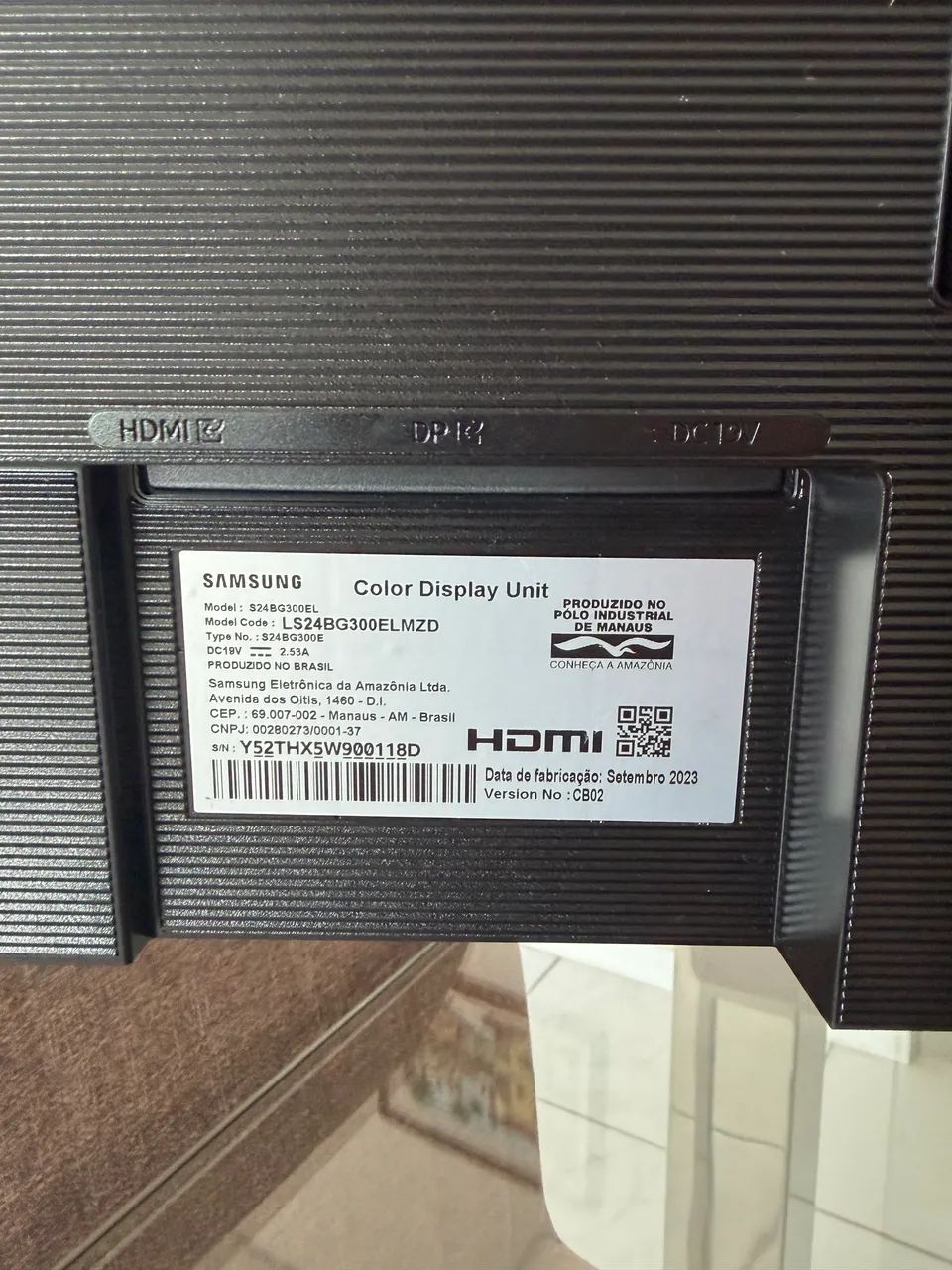 Monitor Samsung Odyssey - 24 polegadas [SUCATA]