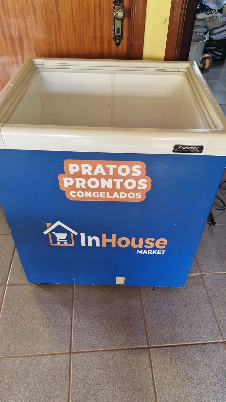 Freezer Esmaltec 157 litros expositor 220V - USADO