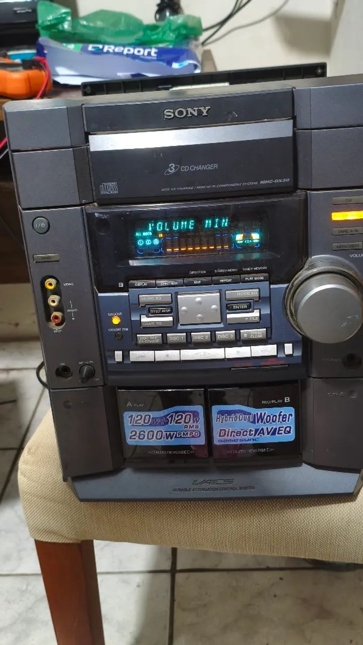 System Sony MHC-DX30 no estado  - Foto 4