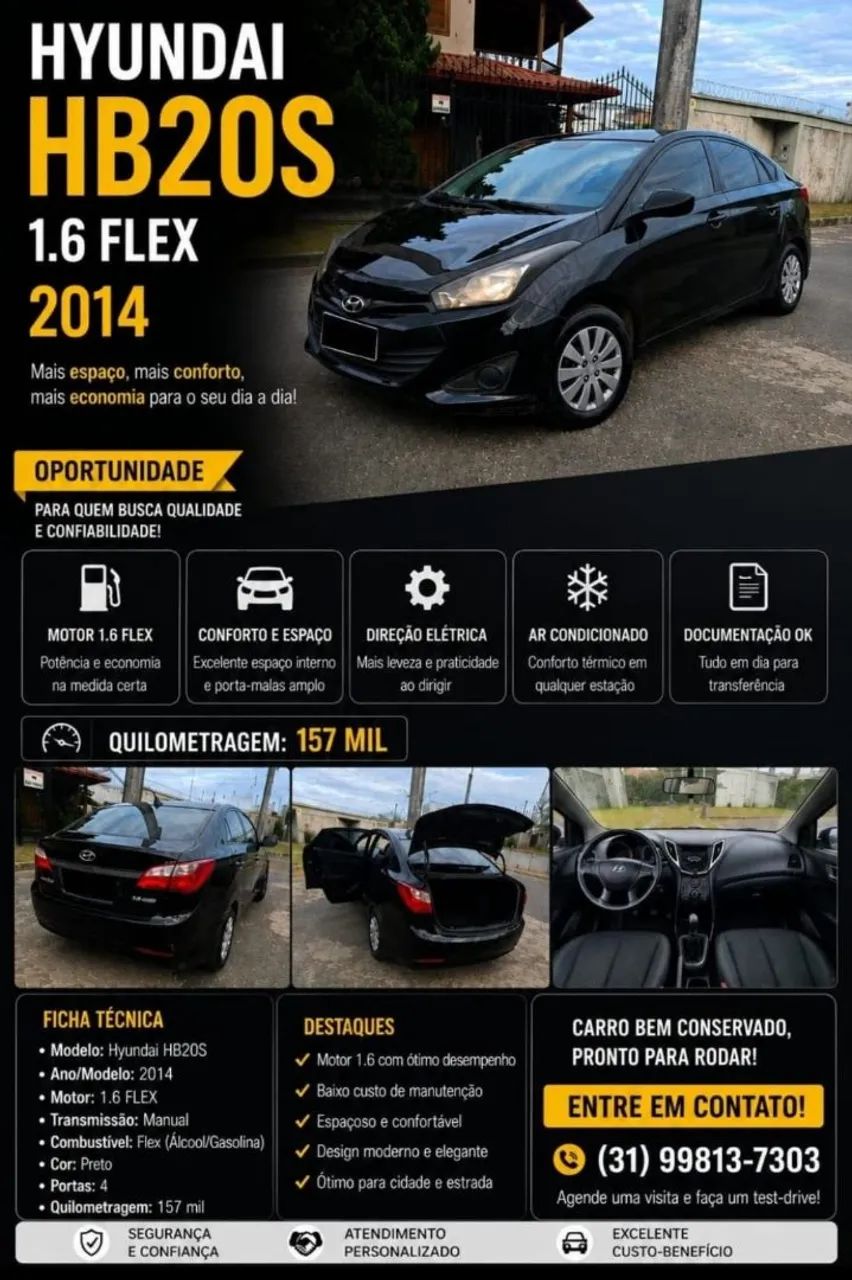 Hyundai Hb20S 2014