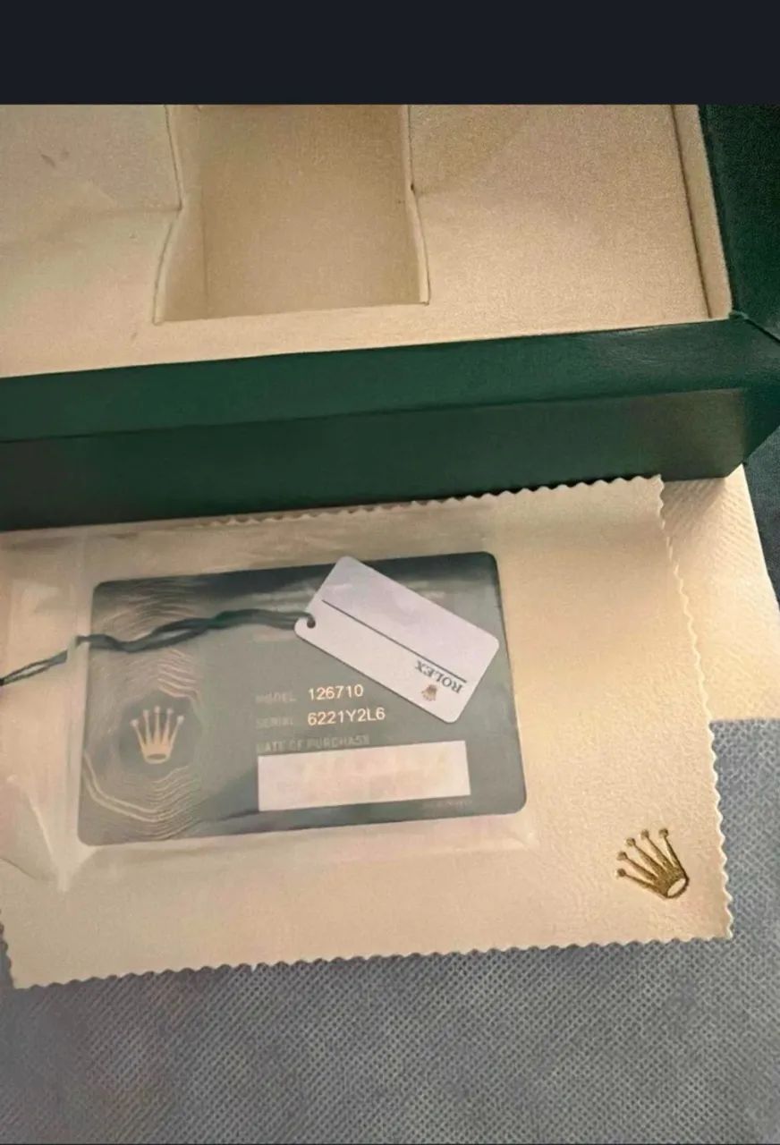 Rolex GMT master 2 jubile azul súper clone 3285 com caixa e cartão NFC - Foto 3