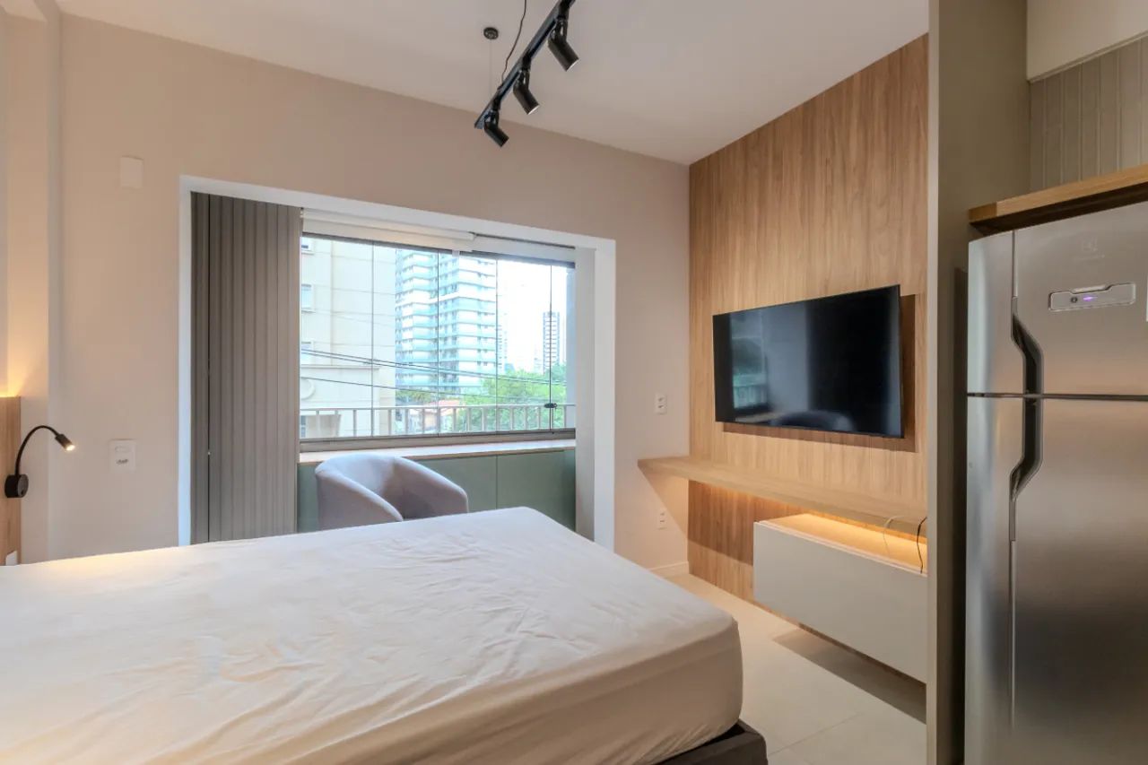 Studio para venda e locação em Vila Nova Conceição com 1 quarto, 30m²