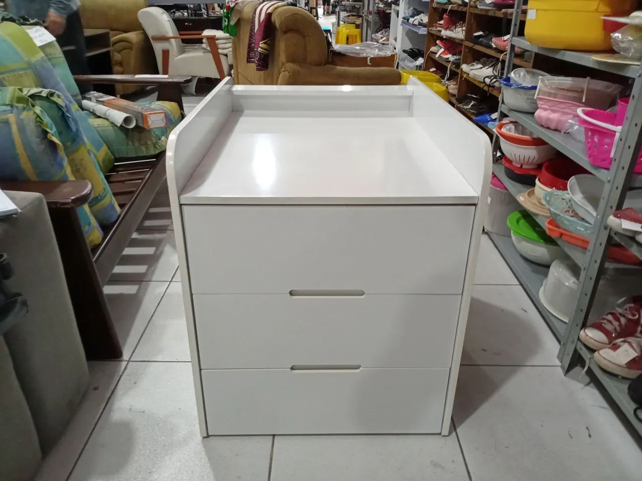 Cômoda/Trocador Infantil 3 Gavetas