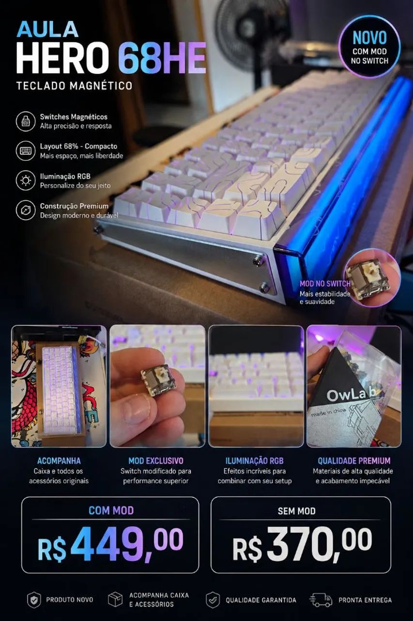 Aula hero68 HE Com MOD switch