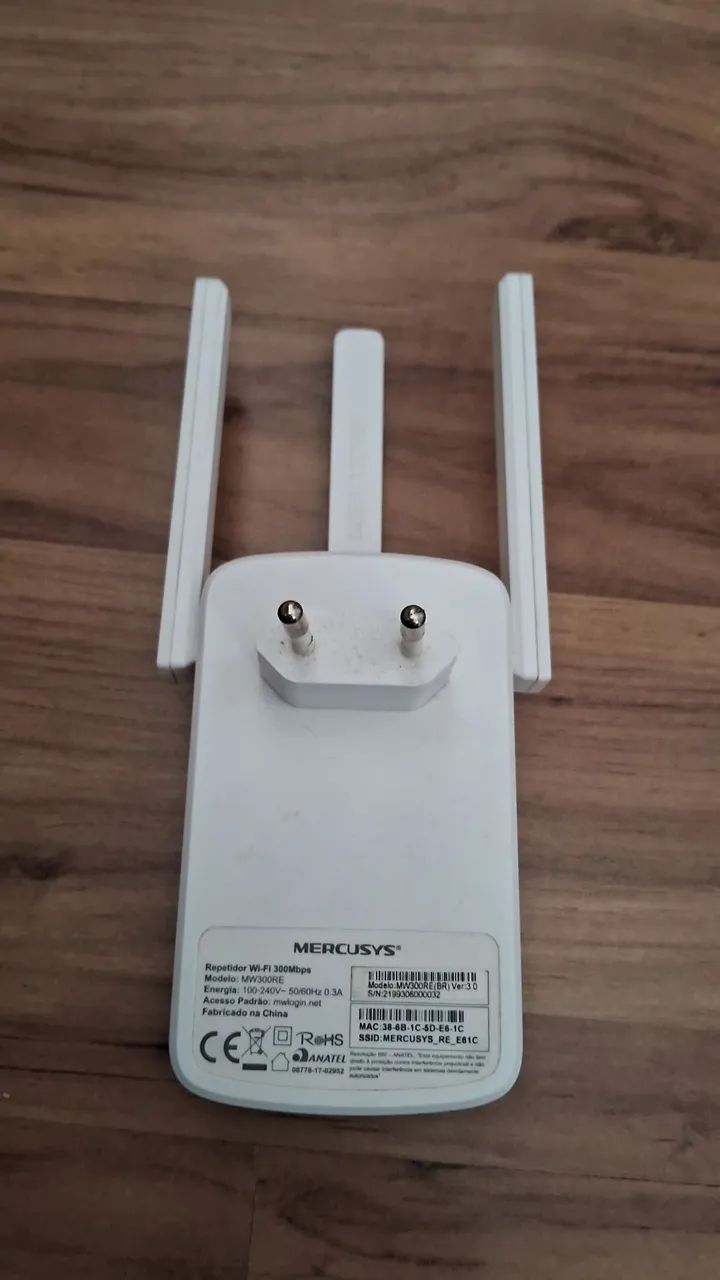 REPETIDOR WI-FI 300Mbps MW300RE, MERCUSYS, - Foto 3